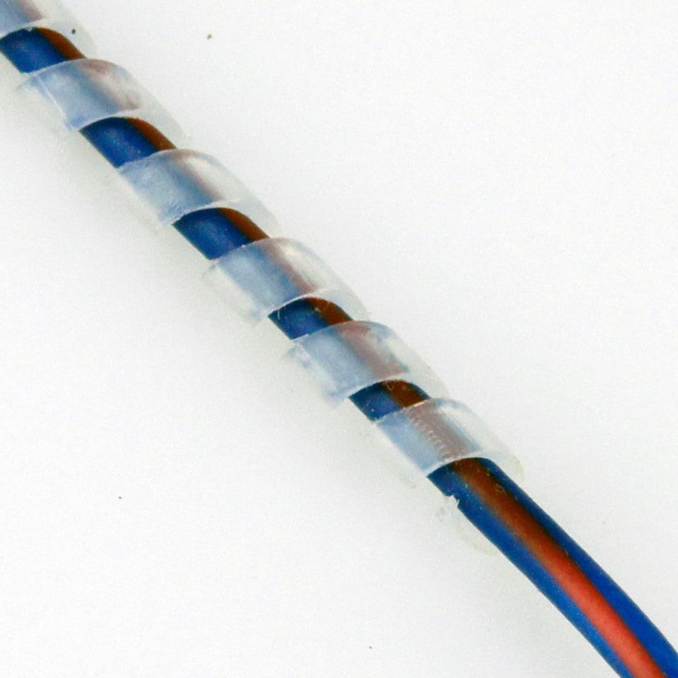White Spirap Cable Binding Small For 1.5-7mm Per Metre - Car Builder Solutions