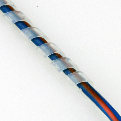 White Spirap Cable Binding Small For 1.5-7mm Per Metre - Car Builder Solutions