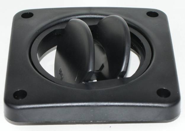 Picture of Black ABS Dash Vent 100mm Square