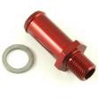Picture of M10x1 Red Anodised Aluminium Straight 12mm Hosetail