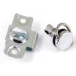 Picture of Chrome Quarter Turn Fastener With Rivets For 4mm Top Panels