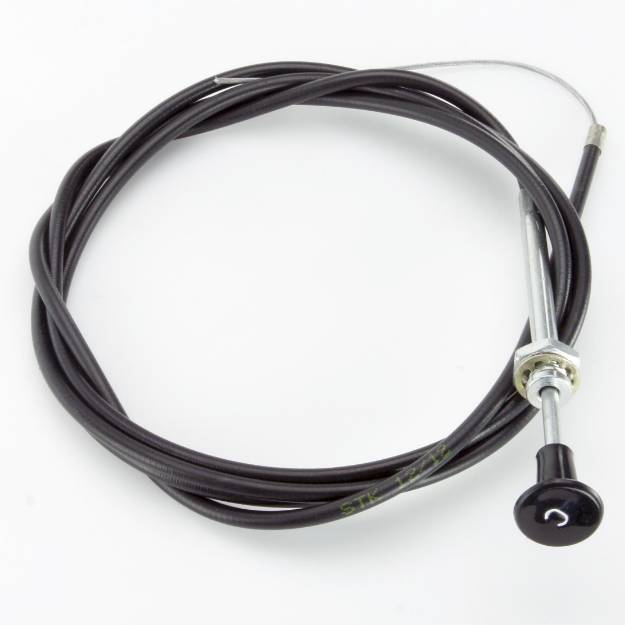 Picture of Black Choke Cable Non-Locking 1.5 Metre Long