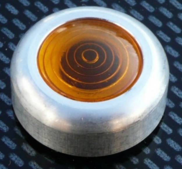 Picture of Amber Warning Light Large Aluminium Bezel