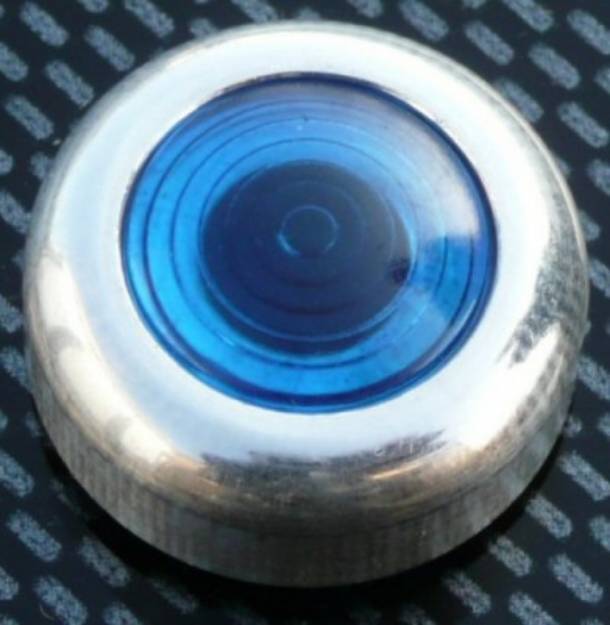 Picture of Blue Warning Light Large Aluminium Bezel