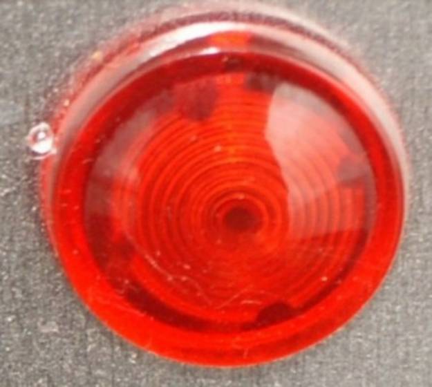 Picture of Plain Bezel Warning Light Red