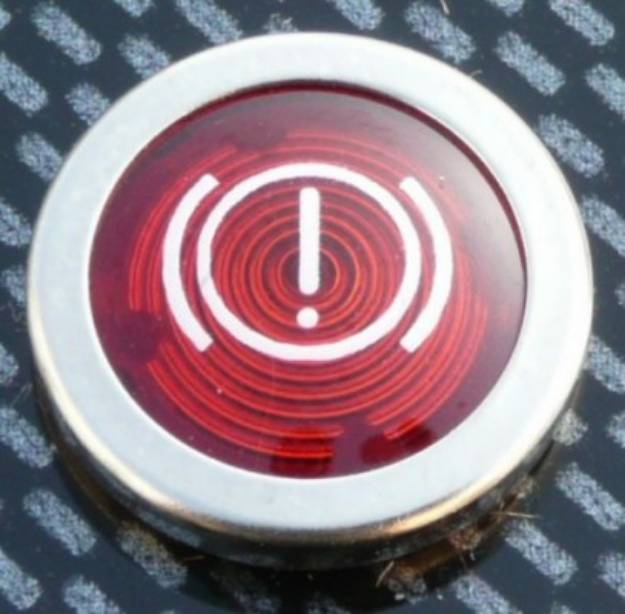Picture of Small Chrome Bezel Brake Warning Light