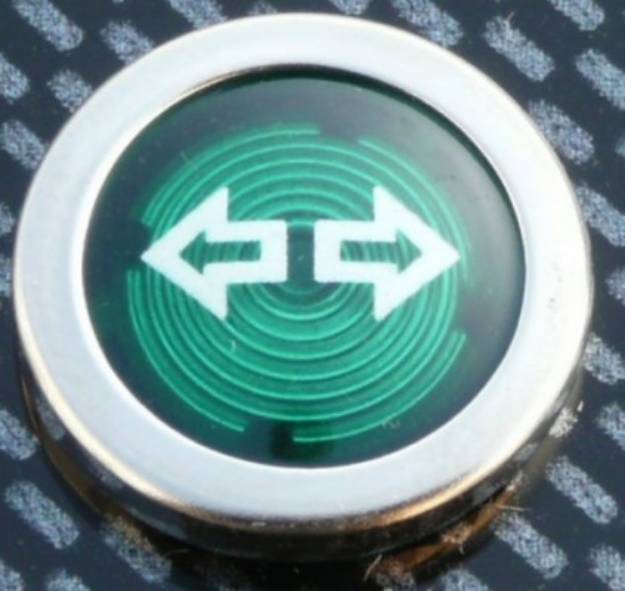 Picture of Small Chrome Bezel Double Indicator Warning Light