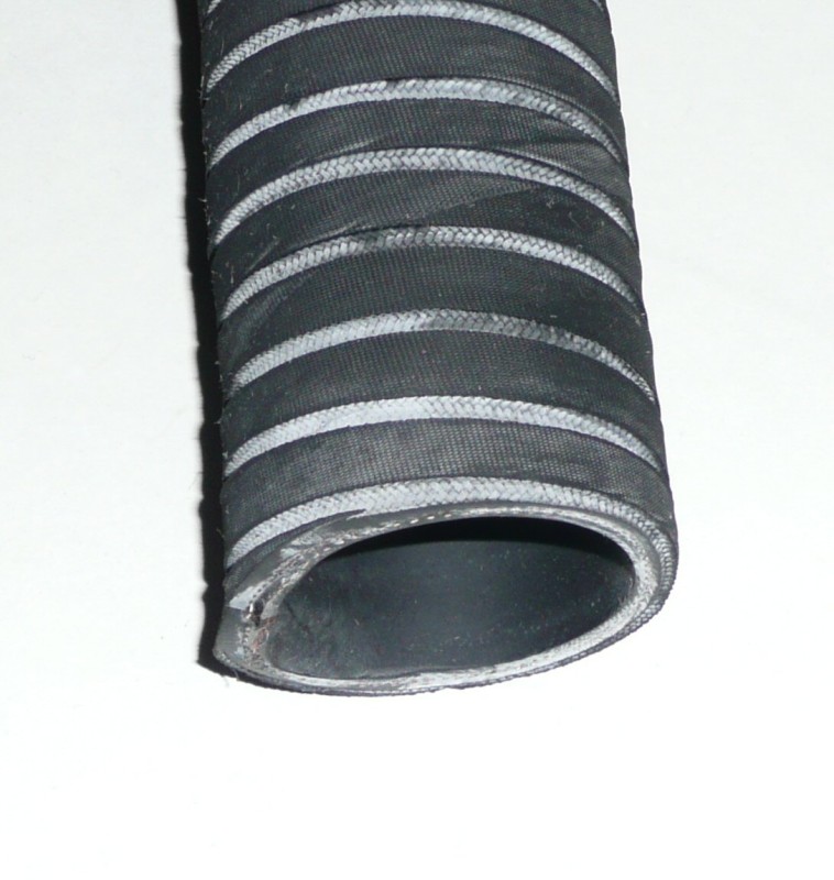 Au. 35mm ID Black 1 Metre Length Flexible Wire Reinforced Rubber Heater Hose 