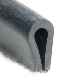 Picture of 10 x 5mm Rubber U Channel For 2mm Panels Per Metre