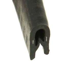 Picture of Embossed Black PVC Edge Trim 16mm x 8mm