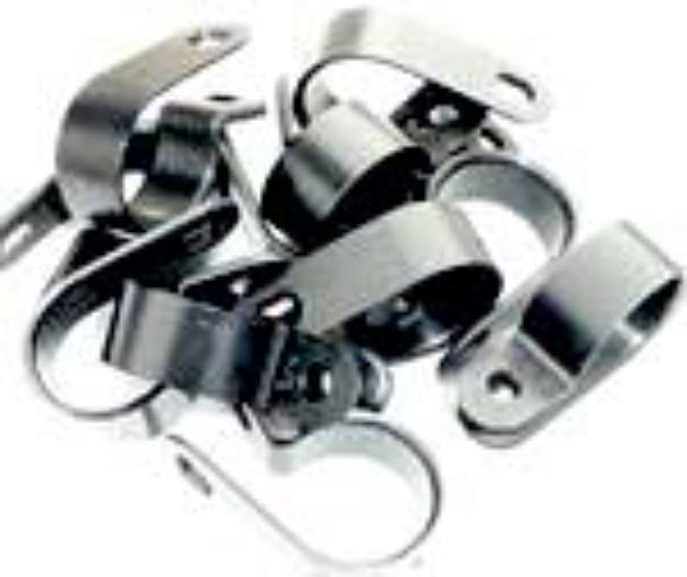 Picture of Black Nylon P-Clips 19mm Pack of 10