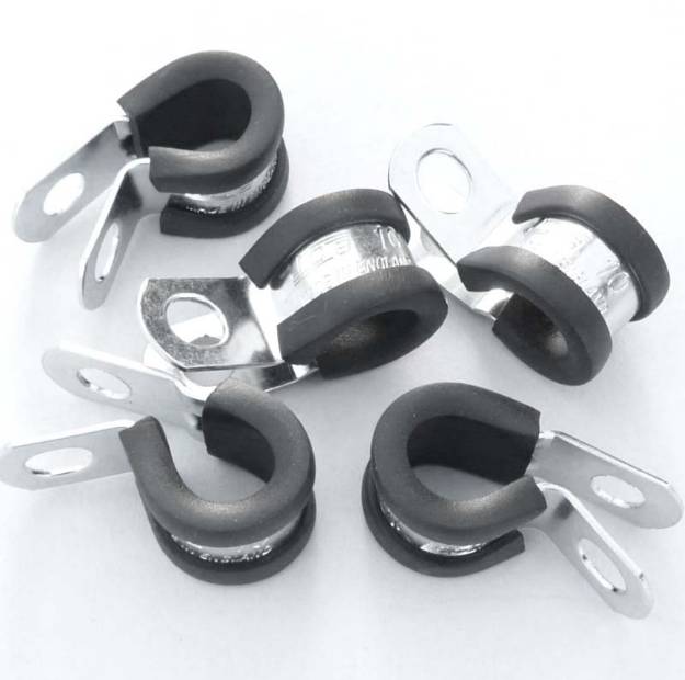 Picture of Zinc Plated Steel P-Clips 10mm Pack of 5