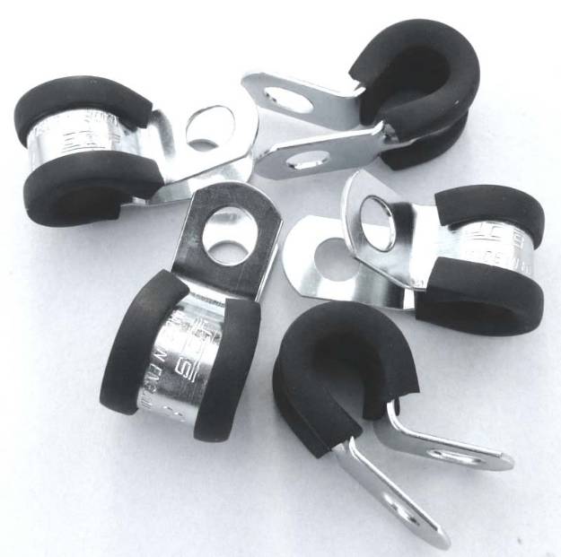 Picture of Zinc Plated Steel P-Clips 8mm Pack of 5