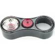 Picture of Carbon Fibre Effect Twin Round Lamp Housing 295mm