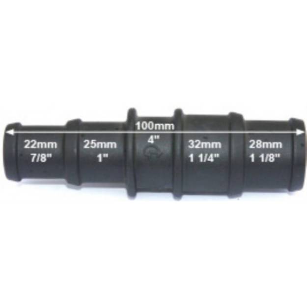 black-nylon-stepped-reducer-joiner-2225mm-3228mm