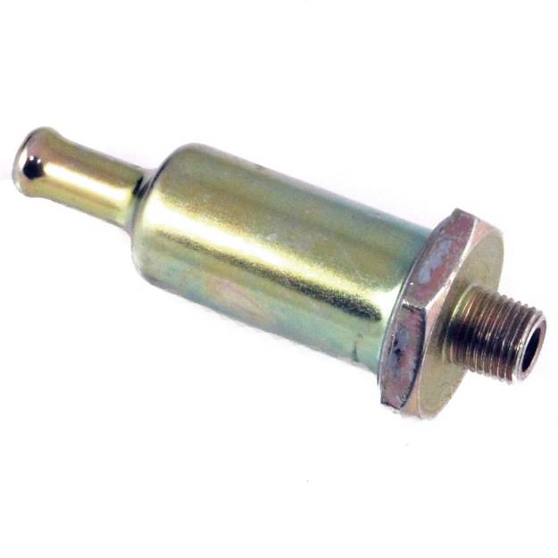 Picture of Plated Steel Inline Pump Filter 1/8NPT to 8mm Hosetail