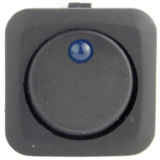 Picture of Square Rocker Switch Illuminated Blue