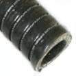 Picture of Black Convoluted Silicon Hose 25mm ID 1 Metre Length