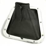 leather-gear-gaiter-with-offset-chrome-surround-170mm
