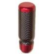 Picture of Red Anodised And Carbon Effect Universal Gear Knob