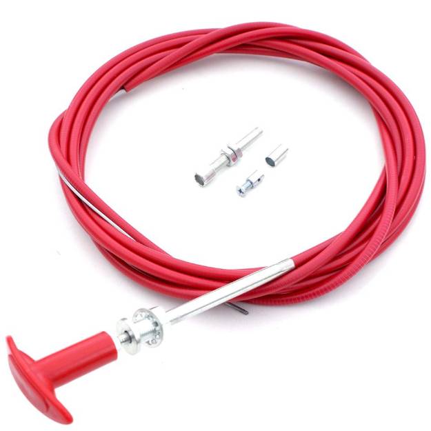 Picture of Red T Handle Cable 4m With Adjusters