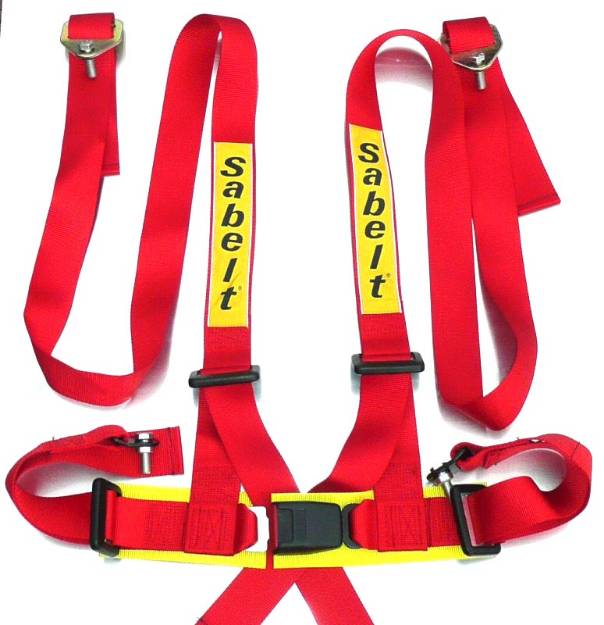 red-long-sabelt-4pt-clubman-seatbelt-harness