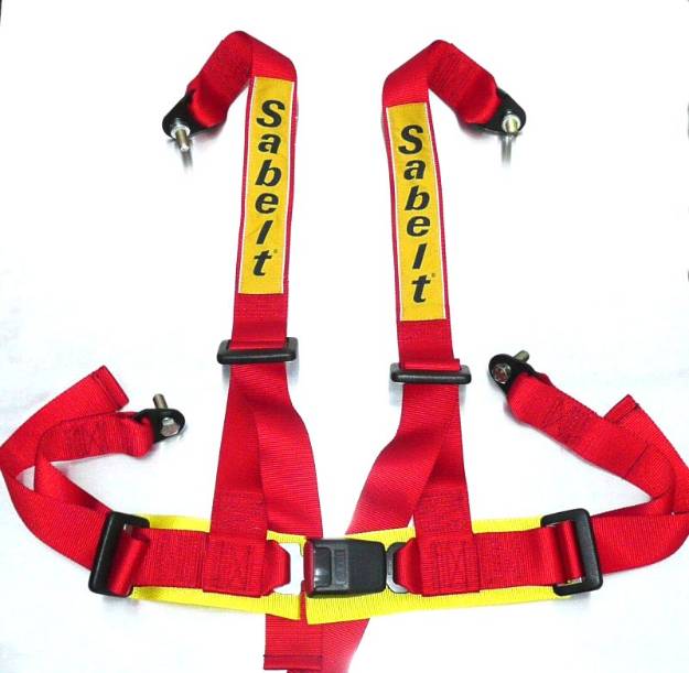 red-short-sabelt-4pt-clubman-seatbelt-harness