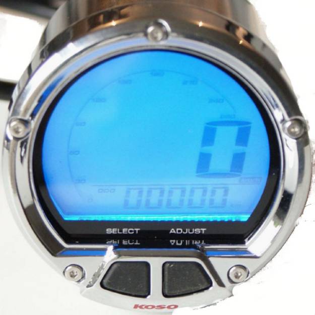 Picture of Digital Speedometer Chrome Bezel 65mm