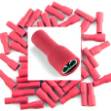 Picture of Pre Insulated Red 5mm Female Spade. Pack of 50