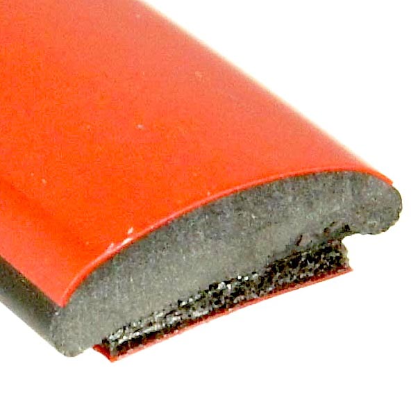 Rote Glänzende Zierleiste 14mm x 4,2mm
