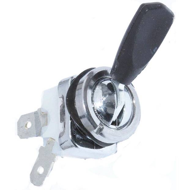 Picture of Lucas Style Black Paddle Toggle Switch Off On Spring Return