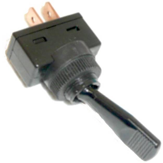 Picture of Black Nylon Toggle Switch Off/On Sprung Return