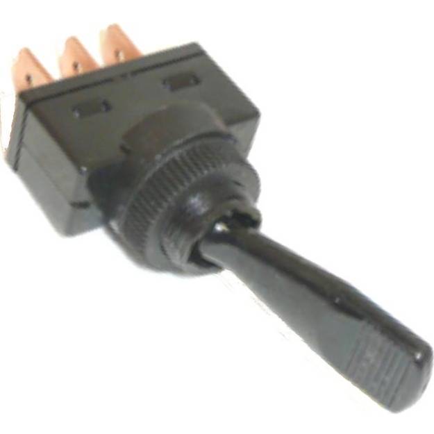 Picture of Black Nylon Toggle Switch On/On Changeover