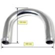 Picture of Aluminium Bend 25mm O.D. 180 Degree