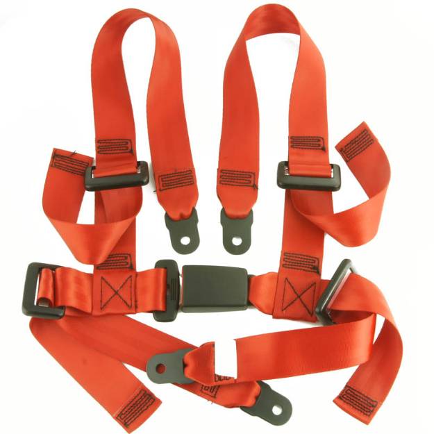 Picture of Sport Harness 4 Point Seatbelt RED