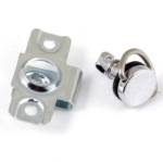 chrome-quarter-turn-fastener-with-rivets-for-10mm-top-panels