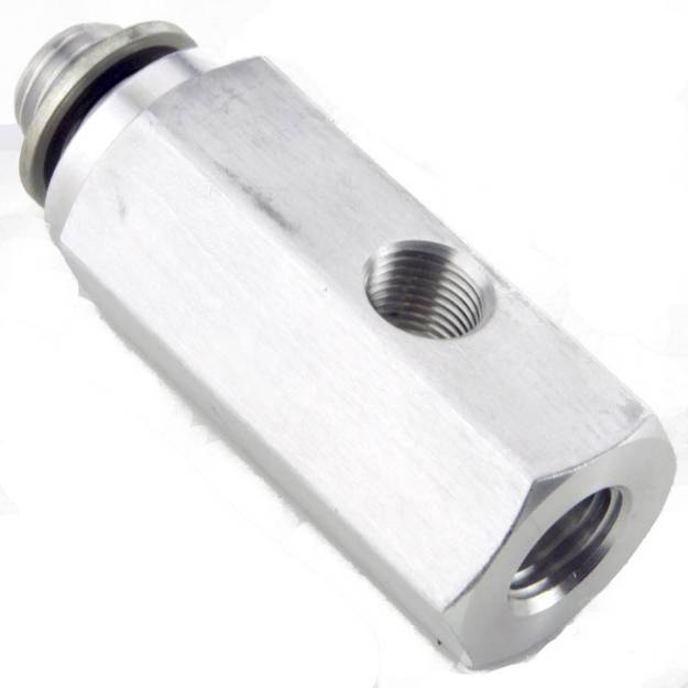 Picture of Aluminium M12 and M10mm 3 Way 'T' Adapter