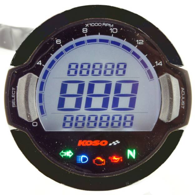 Picture of Black Bezel Digital Speedometer / Tach / Fuel Gauge