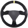 Picture of 300mm Undrilled Black Suede Steering Wheel