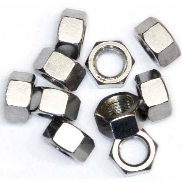 716-unf-stainless-plain-nuts-pack-of-10