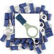 Picture of Pre Insulated 8mm Crimp Ring Terminals 50pcs