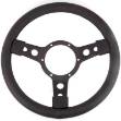 Picture of 13" Italian Styled Black Leather Steering Wheel