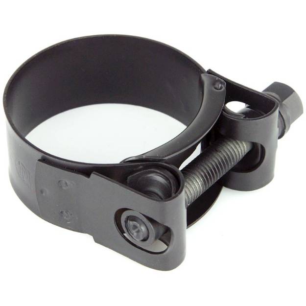 Picture of Black Stainless Steel Exhaust Clamp 40 - 43 mm