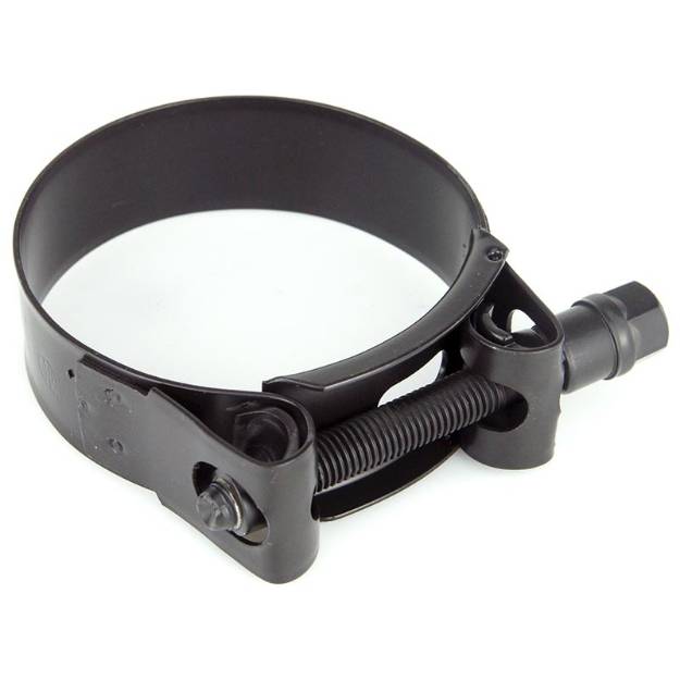 Picture of Black Stainless Steel Exhaust Clamp 55 - 59 mm