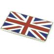 Picture of Chrome Enamel Red White and Blue Union Jack Emblem 