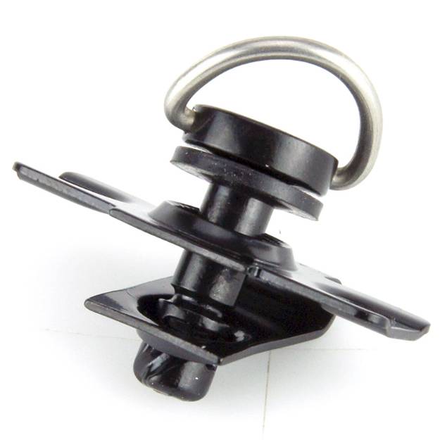 Picture of Black Quarter Turn Fastener With Rivets For 7mm Top Panels