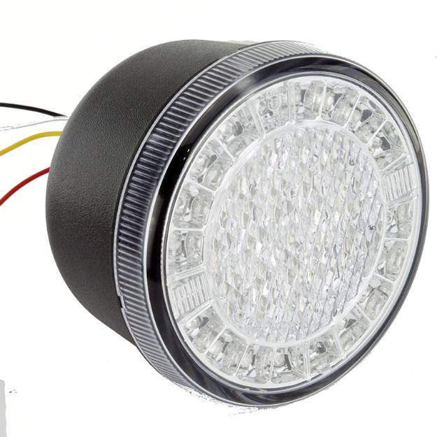 Picture of 122mm Diameter Clear Lens LED Stop Tail Indicator