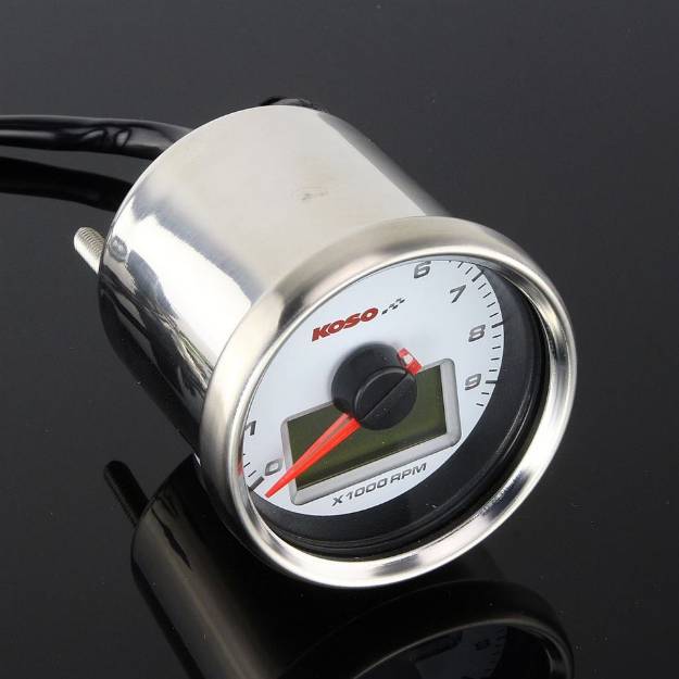 Picture of Electronic Analogue Tachometer Rev Range 0-9000RPM