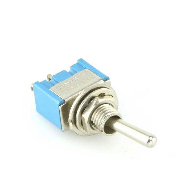 Picture of Miniature Chrome Toggle Switch On-Off