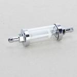 108mm-fuel-filter-glass-chrome-with-8mm-hose-tails